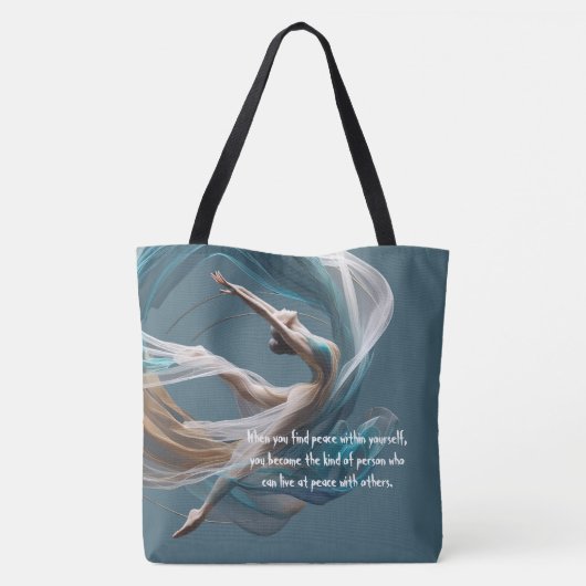 Flugflieger-Yoga-Lehrer Pilates-Fitness Tasche (Rückseite)