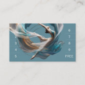 Flugflieger-Yoga-Lehrer Pilates-Fitness Treuekarte (Vorderseite)