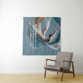 Flugflieger-Yoga-Lehrer Pilates-Fitness Wandteppich (Beispiel (Horizontal))