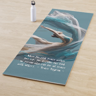 Flugflieger-Yoga-Lehrer Pilates-Fitness Yogamatte