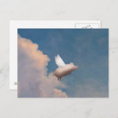 Fluggastkarte Postkarte (Vorne/Hinten)