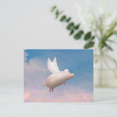 Fluggastkarte Postkarte (Stehend Vorderseite)