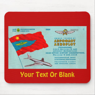 Fluggastticket Mousepad