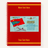 Fluggastticket Notizblock (Vorderseite)