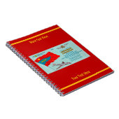 Fluggastticket Notizblock (Rechte Seite)