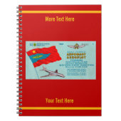 Fluggastticket Notizblock (Vorderseite)