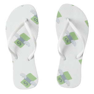 Fluggeld Emoji Flip Flops Sandalen Schuhe