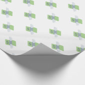 Fluggeld Emoji Geschenkpapier (Ecke)