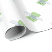 Fluggeld Emoji Geschenkpapier (Rolleneckpunkt)