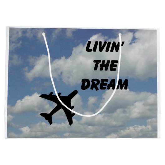 Fluggeschenk Große Geschenktüte (Rückseite)