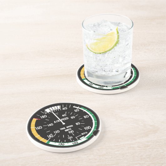 Fluggeschwindigkeit Untersetzer (Seite)