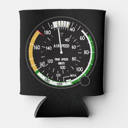 Fluggeschwindigkeitsanzeigegerät Dosenkühler (Vorderseite)