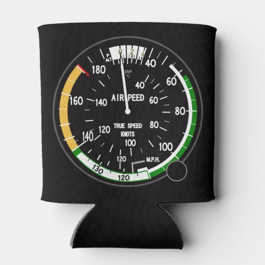 Fluggeschwindigkeitsanzeigegerät Dosenkühler (Rückseite)