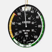 Fluggeschwindigkeitsanzeigegerät Keramik Ornament (Links)