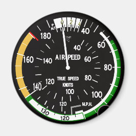 Fluggeschwindigkeitsanzeigegerät Magnet