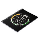 Fluggeschwindigkeitsanzeigegerät Notizblock (Linke Seite)