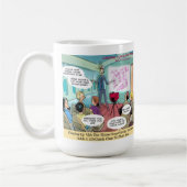 Fluggesellschaft LifeCoach Klasse Lustig Kaffeetasse (Links)