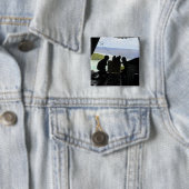 Fluggesellschaften drängen eine Palette gespendete Button (Beispiel)