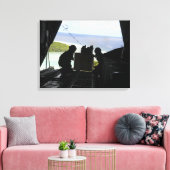 Fluggesellschaften drängen eine Palette gespendete Leinwanddruck (Insitu (Wohnzimmer))