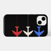 Fluggesellschaften Flugzeuge iPhone Hülle (Rückseite (Horizontal))