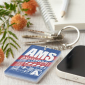 Flughafen AMS Amsterdam Schlüsselanhänger (Vorderseite rechts)