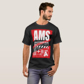 Flughafen AMS Amsterdam T-Shirt (Vorne ganz)
