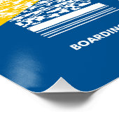 Flughafen ARN Stockholm Poster (Ecke)