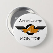 Flughafen-Aufenthaltsraum-Monitor-Knopf Button (Vorne & Hinten)