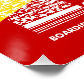 Flughafen BCN Barcelona Poster (Ecke)