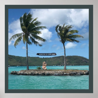 Flughafen Bora Bora Poster