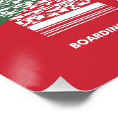 Flughafen BUD Budapest Poster (Ecke)