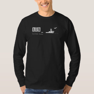 Flughafen-Code für Stockholm Schweden T-Shirt