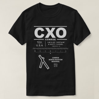 Flughafen Conroe/North Houston Regional CXO USAA T-Shirt
