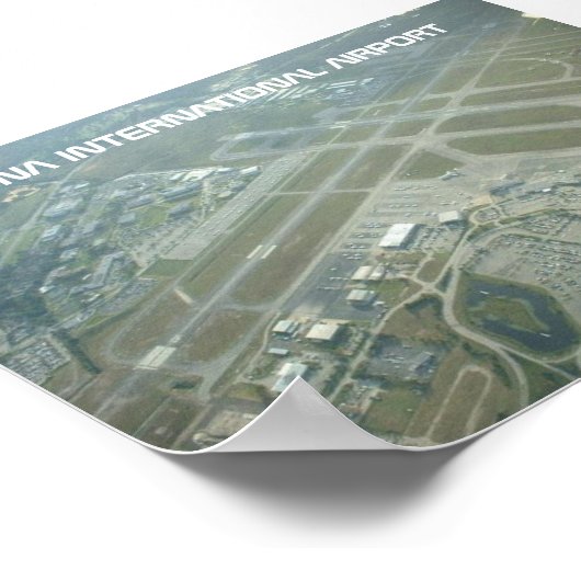 Flughafen Daytona Poster (Ecke)