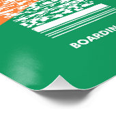 Flughafen DUB Dublin Poster (Ecke)