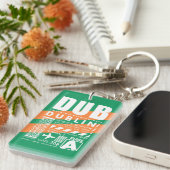 Flughafen DUB Dublin Schlüsselanhänger (Vorderseite rechts)