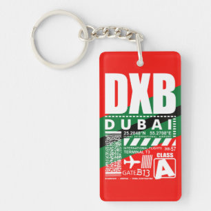 Flughafen DXB Dubai Schlüsselanhänger