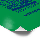 Flughafen FCO Rom, Poster (Ecke)