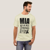 Flughafen Florida MIA Miami T-Shirt (Vorne ganz)