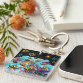 Flughafen Galaxia Veeslia Schlüsselanhänger (Vorderseite rechts)