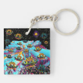 Flughafen Galaxia Veeslia Schlüsselanhänger (Rückseite)