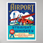 Flughafen Geright Whiskey Poster (Vorne)