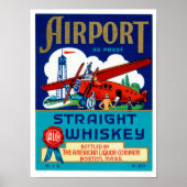 Flughafen Geright Whiskey Poster (Vorne)