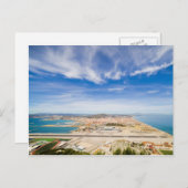 Flughafen Gibraltar Start und Ziel La Linea in Spa Postkarte (Vorne/Hinten)