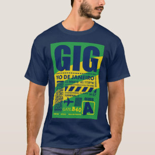Flughafen GIG Rio de Janeiro T-Shirt