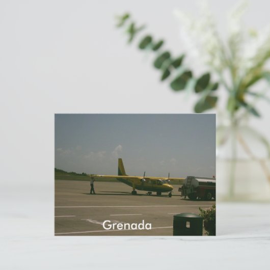 Flughafen Grenada Postkarte (Stehend Vorderseite)