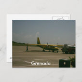 Flughafen Grenada Postkarte (Vorne/Hinten)