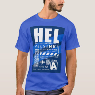 Flughafen HEL Helsinki T-Shirt