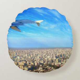 Flughafen Jorge Newbery AEP Rundes Kissen
