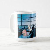 Flughafen-Kaffeetasse Kaffeetasse (Vorderseite Links)